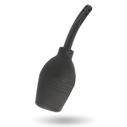 Squeeze Clean Black Silicone Anal Douche Bulb