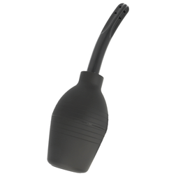 Squeeze Clean Black Silicone Anal Douche Bulb