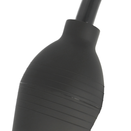 Poire de lavement anal silicone noir — emballage