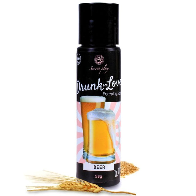Lubrifiant aromatisé bière — Drunk in Love 60 ml · Secretplay Cosmetic · Lubrifiants aromatisés