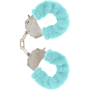 TOYJOY MANCHETTES FURRY FUN BONDAGE BLEU
