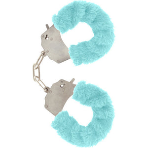 TOYJOY MANCHETTES FURRY FUN BONDAGE BLEU