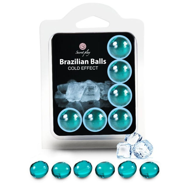 SECRETPLAY SET 6 BALLES BRESILIENNES EFFET FROID