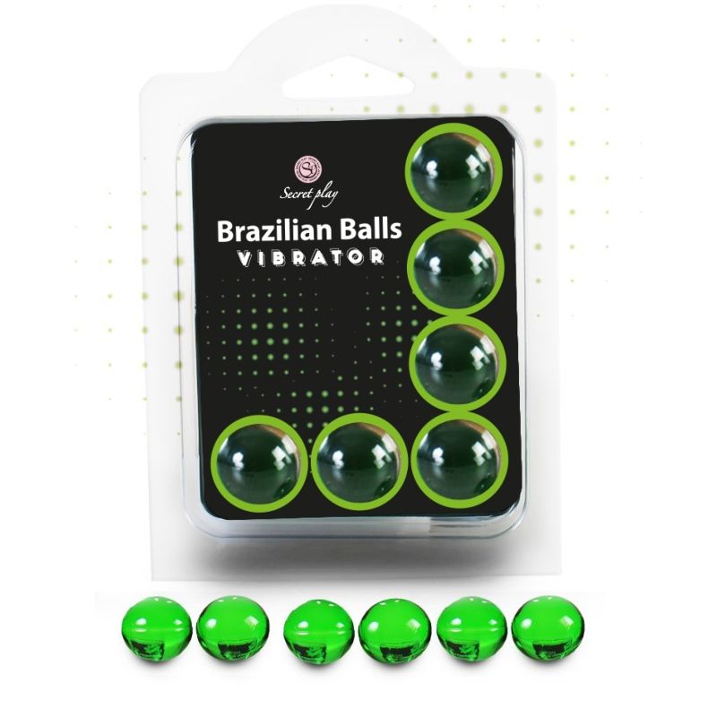 SECRETPLAY SET 6 BOULES BRESILIENNES VIBRATEUR