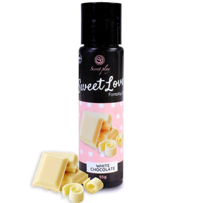 Gel-sucette chocolat blanc pour fellation — Sweet Love 60 ml · Secretplay Cosmetic · Lubrifiants aromatisés