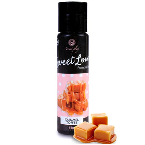 Gel-sucette comestible caramel pour fellation — emballage