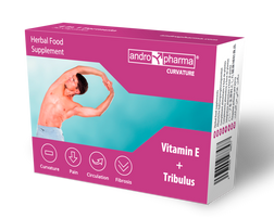 Complément Andropharma Curvature 30 capsules — vue de profil