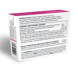 Complément Andropharma Curvature 30 capsules — gros plan
