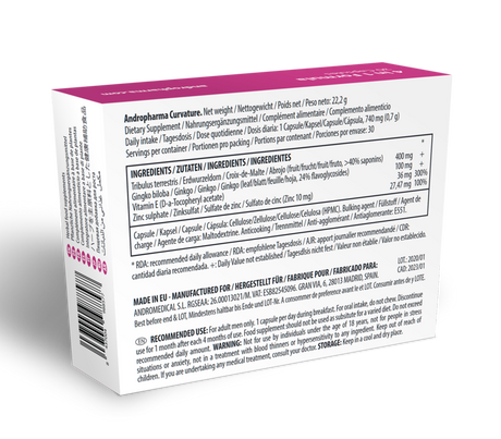 ANDROPHARMA TRAITEMENT COURBURE PEYRONIE