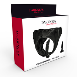 DARKNESS CULOTTE AVEC PLUG ET GODE INTERCHANGEABLE