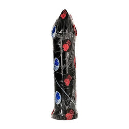 Gode noir forme obus ventouse 24 cm — emballage