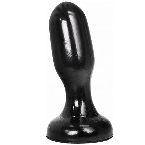 Plug bulbe arrondi lisse 19,5 cm diamètre 6 cm — vue de profil