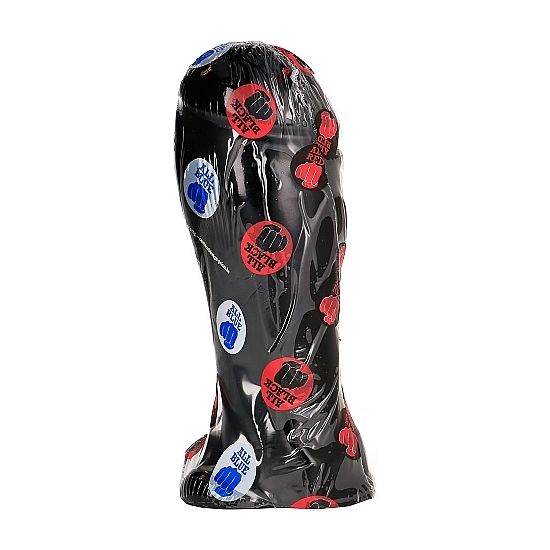 Black Wide-Head Dildo, 22 cm — packaging