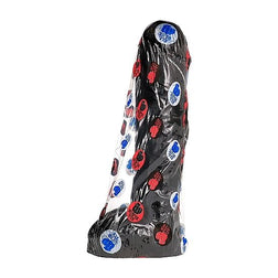 Gode XL massif veiné 29 cm avec testicules — emballage
