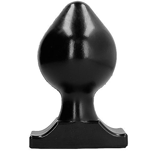 Plug All Black géant conique 22,5 cm — vue de profil