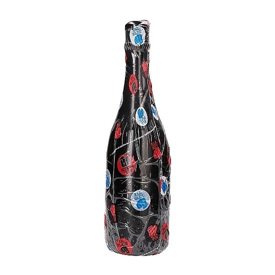 Plug XXL forme bouteille noir 34,5 cm Ø 9 cm — emballage