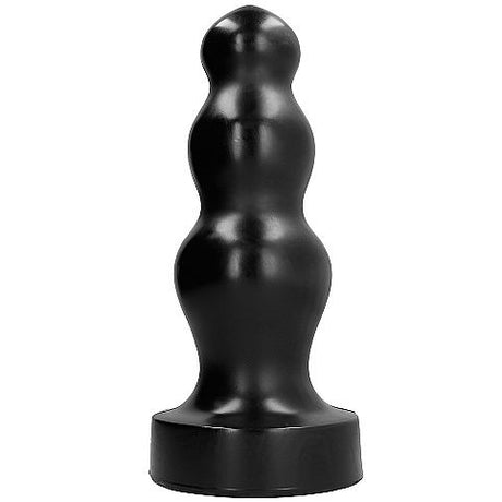 Plug géant 3 bulbes empilés 38 cm diamètre 12 cm — vue de profil