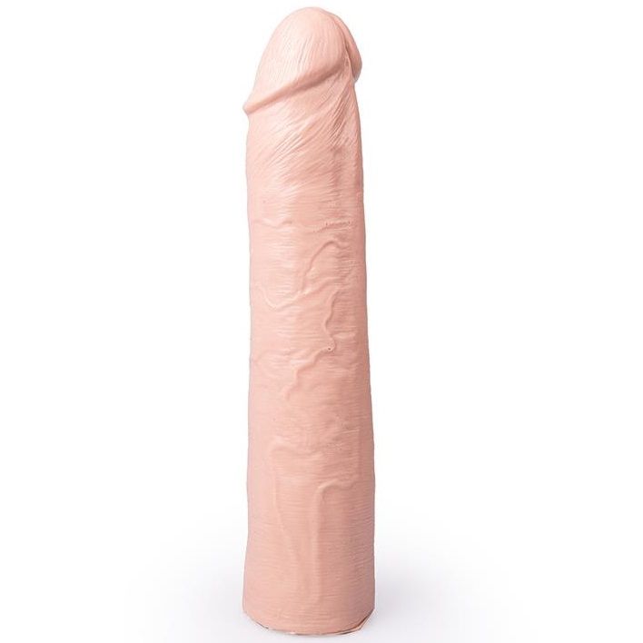 Gode réaliste modèle Benny en TPE chair 25.5 cm pour le plaisir intime.