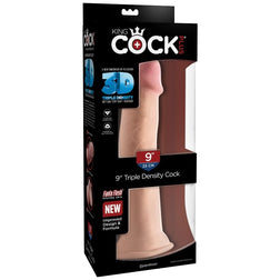KING COCK TRIPLE-DENSITY DILDO 23 CM