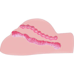 Masturbateur fessier 2 orifices avec vibro - vue de profil