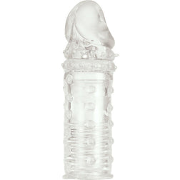 Penishülle der Marke Calexotics, Modell Adonis, aus transparentem Silikon für intime Lust.
