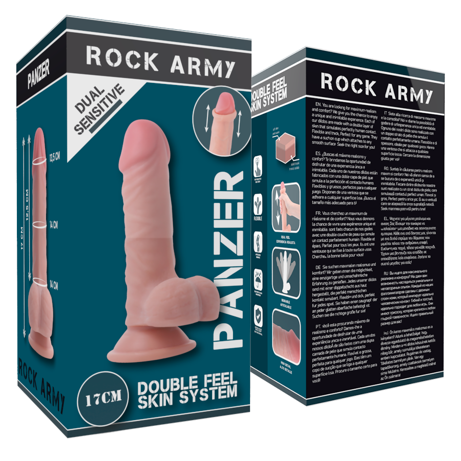ROCKARMY PANZER DOUBLE DENSITE 17 CM O 446 CM
