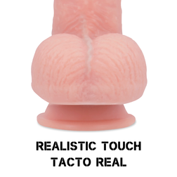 Gros gode dual density 24 cm avec testicules — Sherman