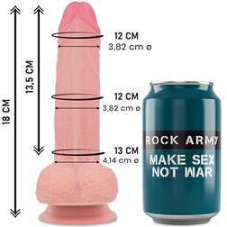 Liquid Silicone Suction-Cup Dildo 18 cm — Mustang