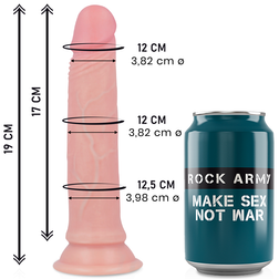 ROCKARMY LIQUIDE SILICONE PREMIUM AVENGER REALISTIC 19 CM O 398 CM