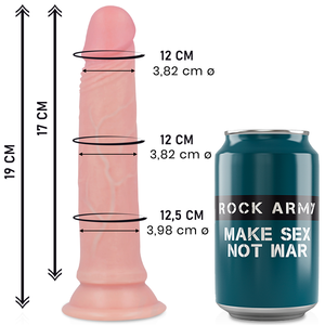 ROCKARMY LIQUIDE SILICONE PREMIUM AVENGER REALISTIC 19 CM O 398 CM