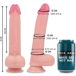 Large Premium Liquid Silicone Dildo 24 cm — Kingcobra
