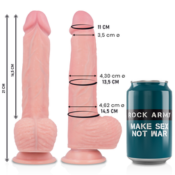 Gode silicone liquide premium 21 cm — Spitfire