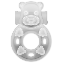 CASUAL LOVE 26 ANNEAU DE VIBRATEUR TRANSPARENT BUNNY