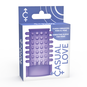 CASUAL LOVE COUVERCLE DE PENIS DE VIBRATEUR LILAS