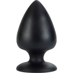 Plug anal de la marque Calexotics modèle Big Boy en Silicone médical noir 8.25 cm pour le plaisir intime.