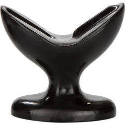 Plug anal Calexotics Plug extensible étirement 6 à 10 cm — Colt Expander en TPE noir 11.5 cm vu de face