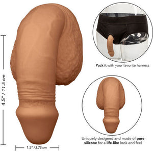 CALEXOTICS EMBALLAGE SILICONE PENIS 1275 CM CARAMEL