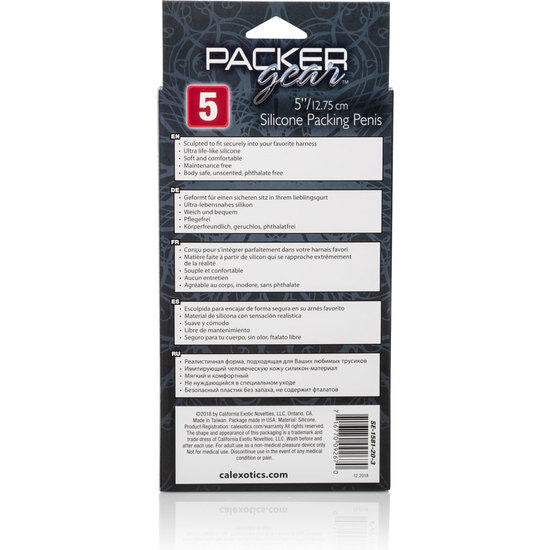 Packer souple silicone réaliste 12,75 cm — gros plan