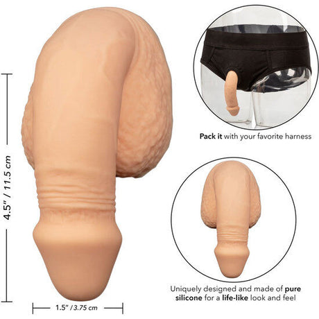 Packer souple silicone réaliste 12,75 cm — vue détaillée