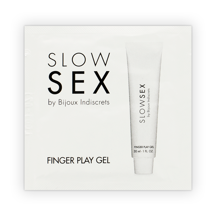 BIJOUX GEL DE MASSAGE SEXE LENT AVEC JEU DE DOIGTS MONODOSE