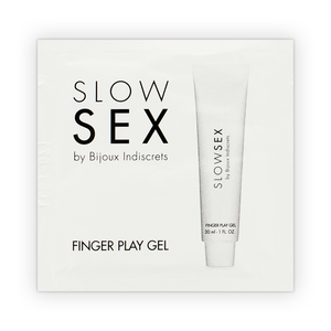 BIJOUX GEL DE MASSAGE SEXE LENT AVEC JEU DE DOIGTS MONODOSE
