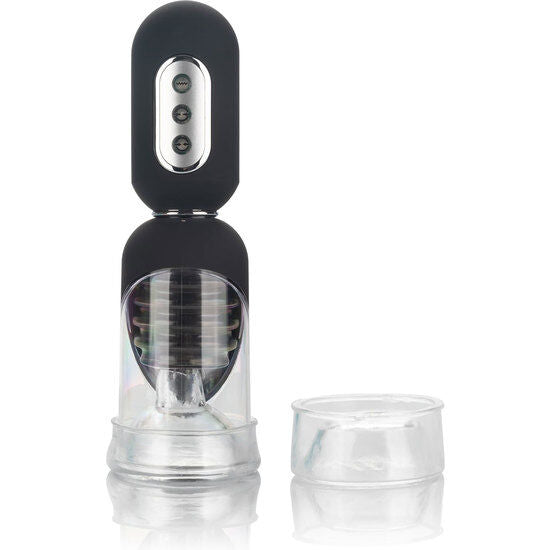 Pompe à gland automatique vibrante 3 succions + 5 vibrations — vue de profil