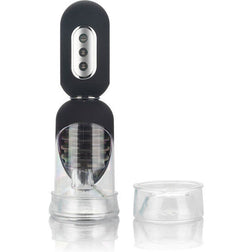 Pompe à gland automatique vibrante 3 succions + 5 vibrations — vue de profil