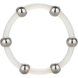 Cockring silicone XL 5 cm avec 6 billes acier intégrées — Steel Beaded XL · Calexotics · Cockrings silicone