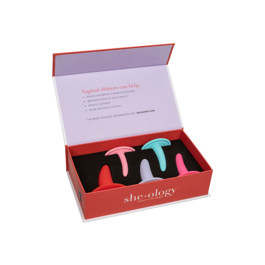 Kit 5 dilatateurs anaux progressifs silicone — gros plan