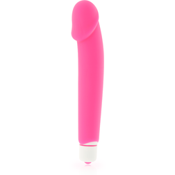 Vibrateur silicone réaliste rose lisse — Dolce Vita Realistic