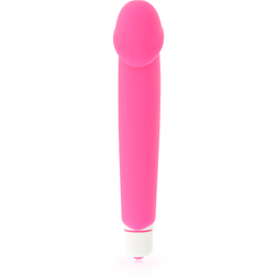 Vibrateur silicone réaliste rose lisse — Dolce Vita Realistic