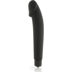 Vibrateur silicone réaliste noir lisse — Dolce Vita Realistic