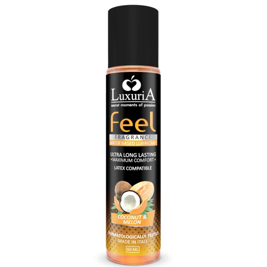 Lubrifiant aromatisé coco & melon — Luxuria Feel 60 ml · Intimateline Luxuria · Lubrifiants aromatisés