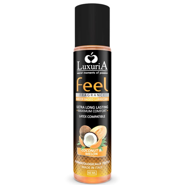Lubrifiant aromatisé coco & melon — Luxuria Feel 60 ml · Intimateline Luxuria · Lubrifiants aromatisés